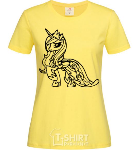 Женская футболка Rarity Лимонный фото
