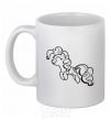 Ceramic mug Pinkie Pie White фото