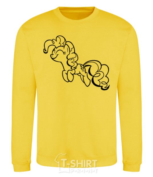 Sweatshirt Pinkie Pie yellow фото