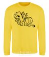 Sweatshirt Flutershy yellow фото