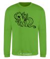 Sweatshirt Flutershy orchid-green фото