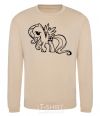 Sweatshirt Flutershy sand фото