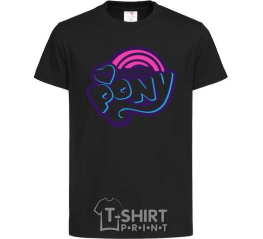 Kids T-shirt Logo My Little Pony black фото