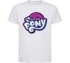 Kids T-shirt Logo My Little Pony White фото