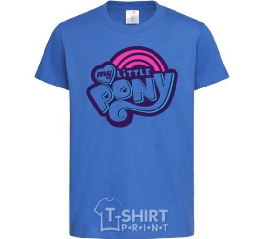 Kids T-shirt Logo My Little Pony royal-blue фото