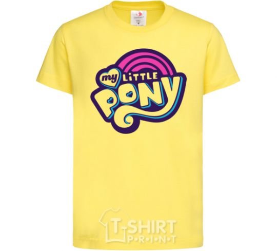 Kids T-shirt Logo My Little Pony cornsilk фото