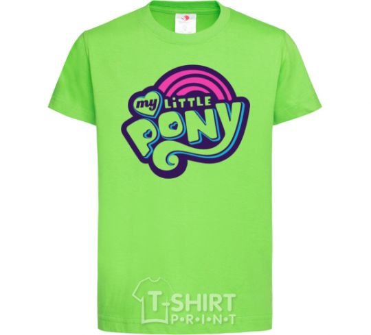 Kids T-shirt Logo My Little Pony orchid-green фото