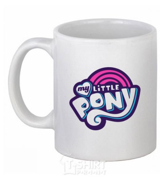 Ceramic mug Logo My Little Pony White фото