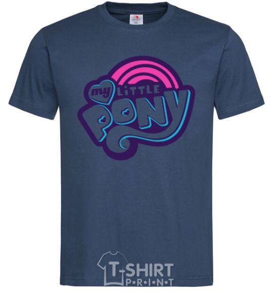 Men's T-Shirt Logo My Little Pony navy-blue фото