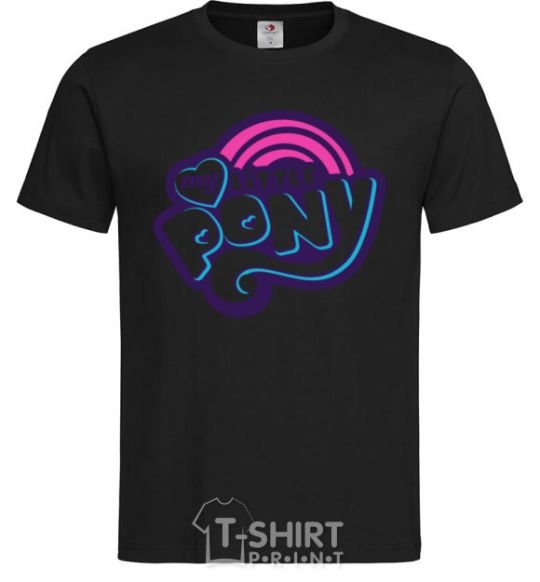 Men's T-Shirt Logo My Little Pony black фото