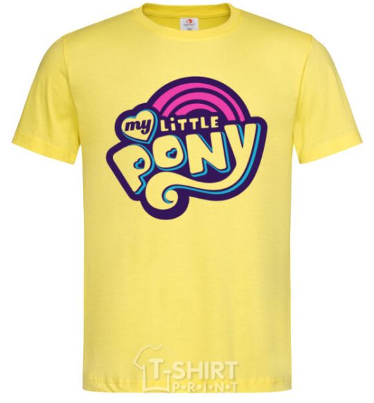 Men's T-Shirt Logo My Little Pony cornsilk фото