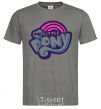 Men's T-Shirt Logo My Little Pony dark-grey фото