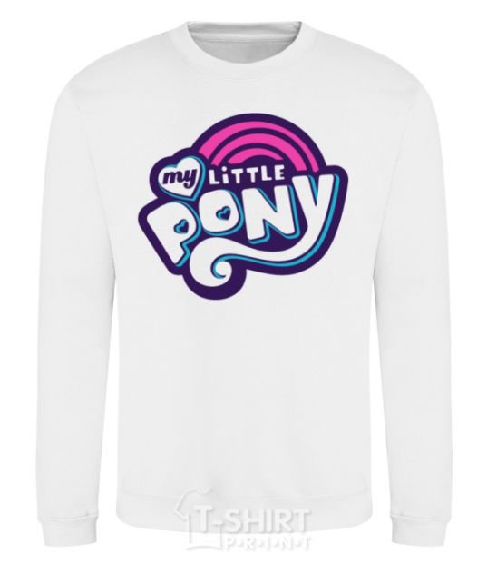 Sweatshirt Logo My Little Pony White фото