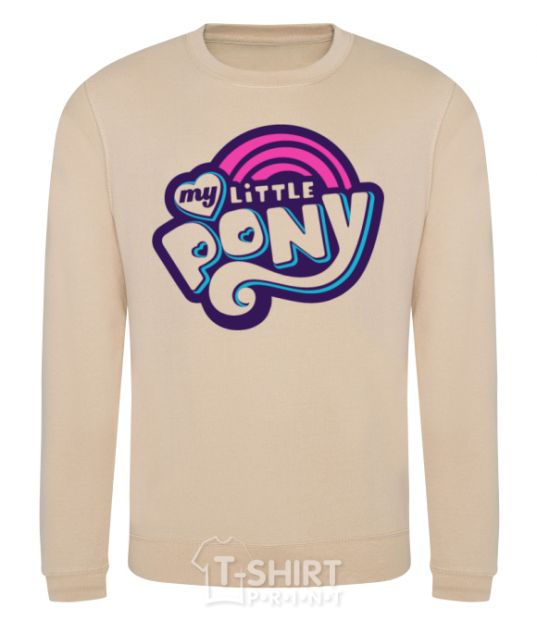 Sweatshirt Logo My Little Pony sand фото