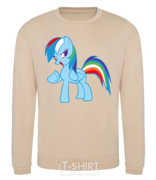 Sweatshirt Rainbow pony sand фото