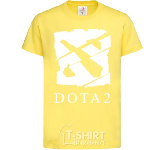 Детская футболка Cool logo DOTA Лимонный фото