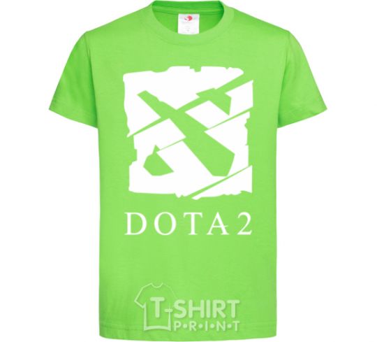 Детская футболка Cool logo DOTA Лаймовый фото