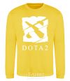 Sweatshirt Cool logo DOTA yellow фото