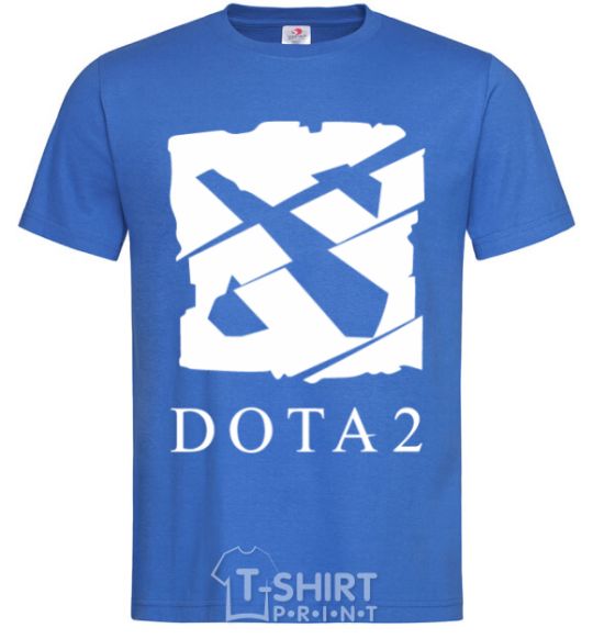 Мужская футболка Cool logo DOTA Ярко-синий фото