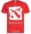 Мужская футболка Cool logo DOTA Красный фото
