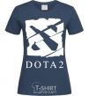 Женская футболка Cool logo DOTA Темно-синий фото