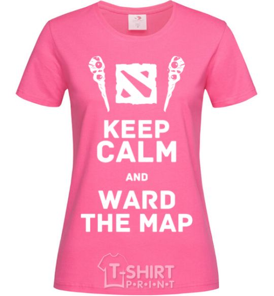 Women's T-shirt Keep calm and ward the map heliconia фото