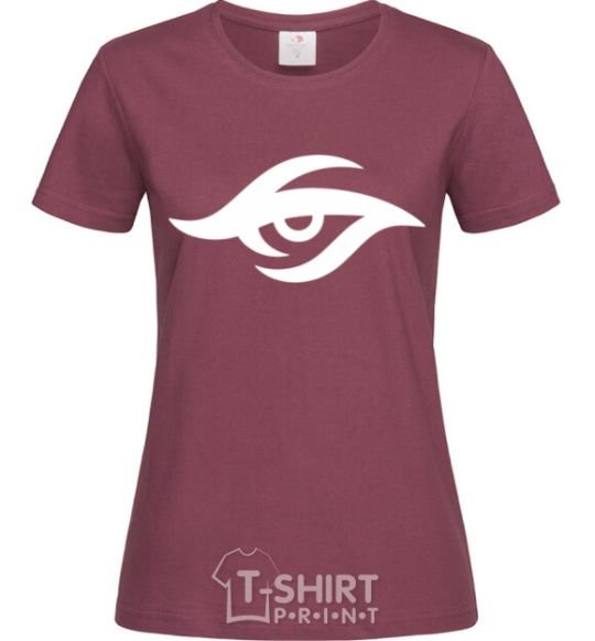 Women's T-shirt Team secret burgundy фото