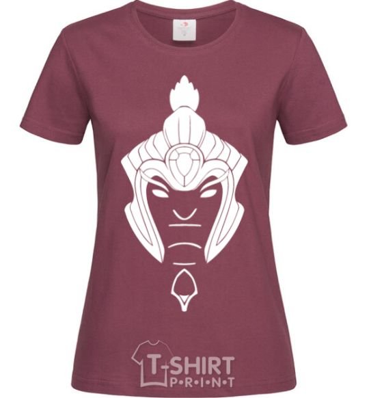 Women's T-shirt Xin burgundy фото