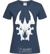 Women's T-shirt Shadow fiend navy-blue фото