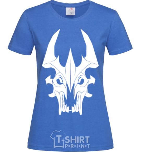 Women's T-shirt Shadow fiend royal-blue фото