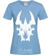 Women's T-shirt Shadow fiend sky-blue фото