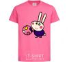 Kids T-shirt Hare and ball heliconia фото