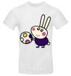 Men's T-Shirt Hare and ball White фото