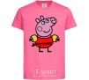 Kids T-shirt Peppa in a swimsuit heliconia фото