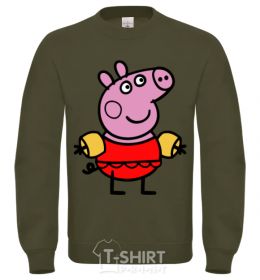 Sweatshirt Peppa in a swimsuit sand фото
