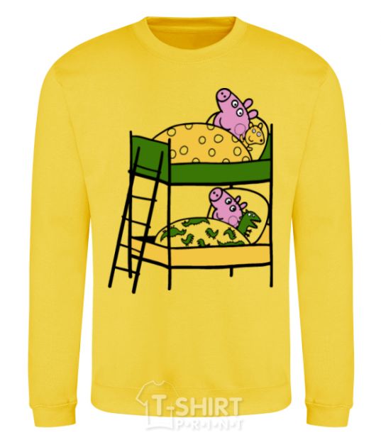 Sweatshirt Peppa and George's dream yellow фото