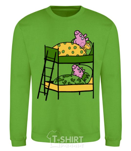 Sweatshirt Peppa and George's dream orchid-green фото