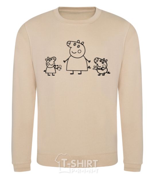 Sweatshirt Peppa Pig Mama and George sand фото