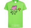 Kids T-shirt Daddy Pig Number One orchid-green фото
