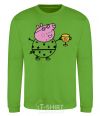 Sweatshirt Daddy Pig Number One orchid-green фото
