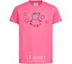 Kids T-shirt Mama Pig in Flowers heliconia фото