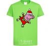 Kids T-shirt Peppa on skates orchid-green фото