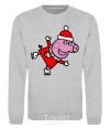 Sweatshirt Peppa on skates sport-grey фото