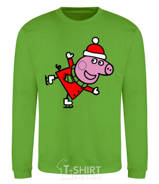 Sweatshirt Peppa on skates orchid-green фото