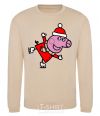 Sweatshirt Peppa on skates sand фото