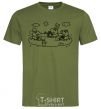 Men's T-Shirt Beasts in the sandbox millennial-khaki фото