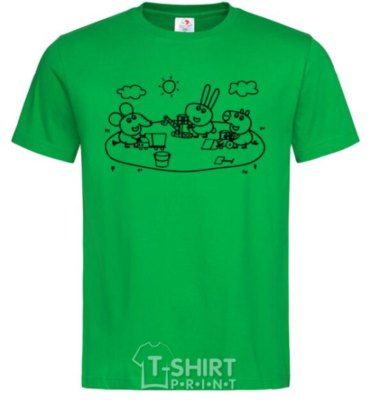 Men's T-Shirt Beasts in the sandbox kelly-green фото