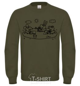 Sweatshirt Beasts in the sandbox sand фото