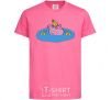 Kids T-shirt Papa Pig and the Ducks heliconia фото
