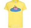 Kids T-shirt Papa Pig and the Ducks cornsilk фото